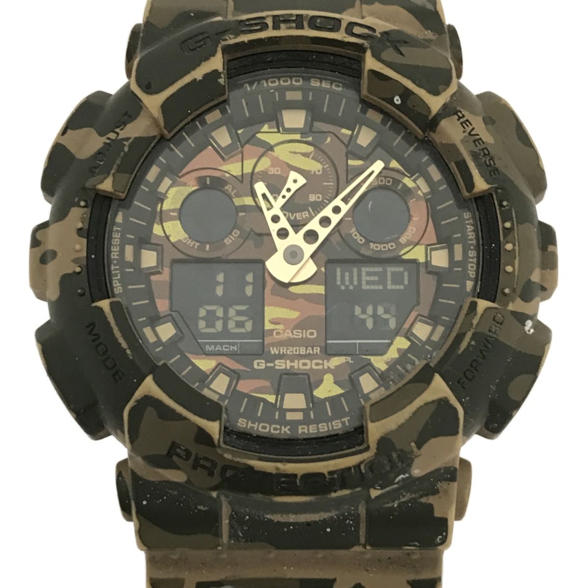 CASIO カシオ G-SHOCK クォーツ カモフラージュシリーズ GA-100CM-5AJF 