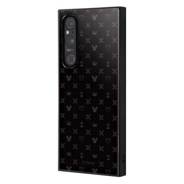 イングレム Xperia 1 V ケース キングダム ハーツ 耐衝撃 カバー KAKU ケース キングダムハーツ シンボル