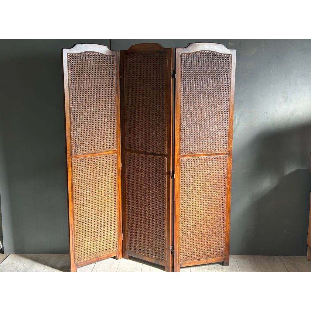 カゴメ編み　ラタン　籐　パーテーション　コロニアル　衝立　洋風　間仕切り　nn カゴメ編み ラタン 籐 パーテーション コロニアル 衝立 洋風