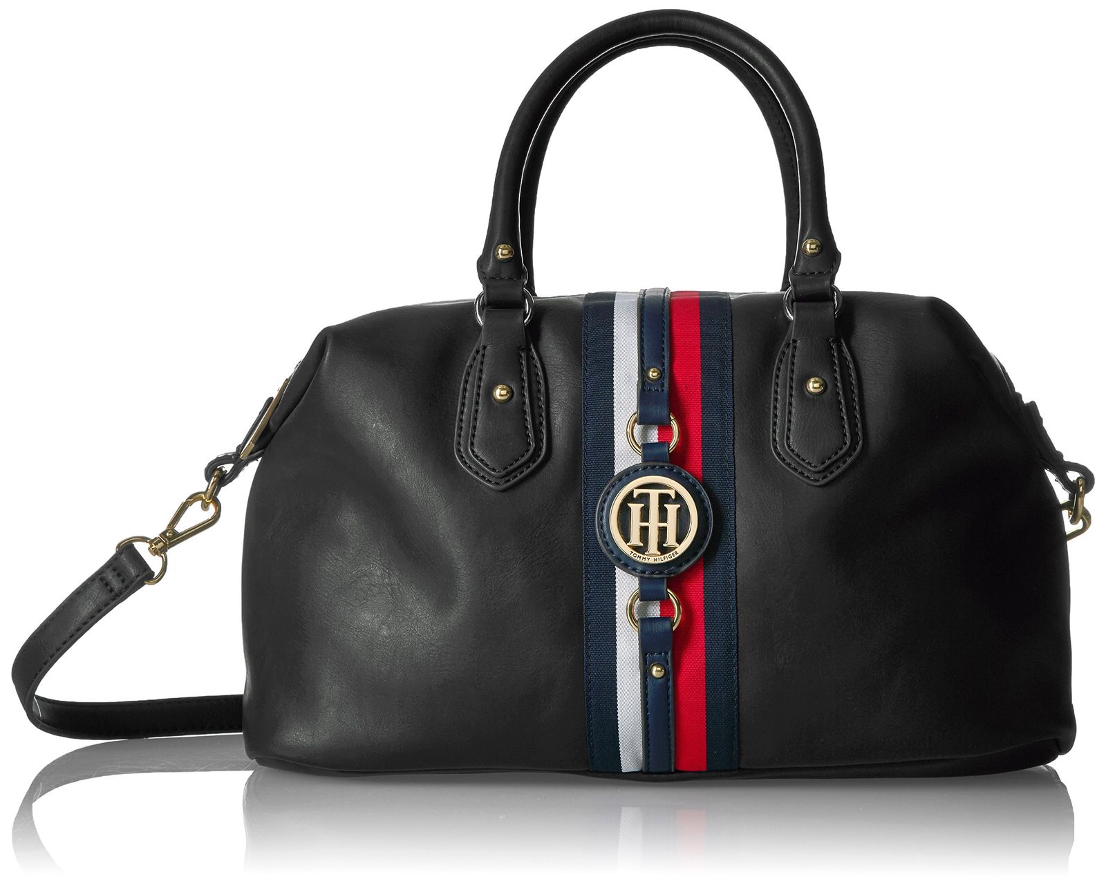 Tommy Hilfiger レディース ハンドバッグ Jaden サッチェル US サイズ One Size ブラック ブラック Free Size