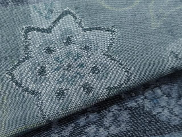 平和屋着物○小千谷紬 百柄 正絹 逸品 CAAY3087vf