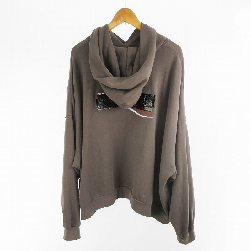バレンシアガ BALENCIAGA 22AW GAFFER HOODIE キャンペーンロゴ