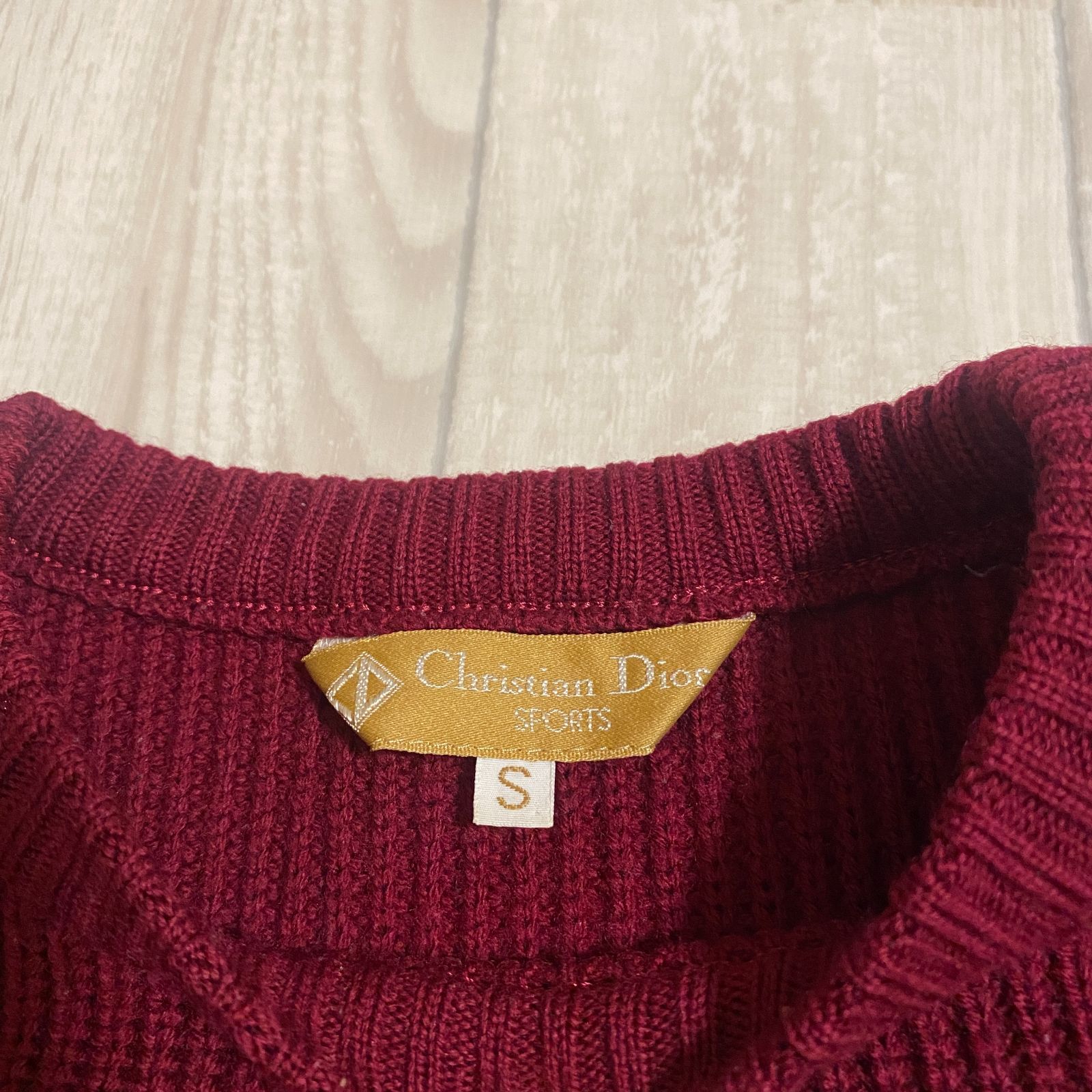 Christian Dior - Christian Dior sports ニットベスト クリスチャンディオール スポーツ コットンニットベスト 市松