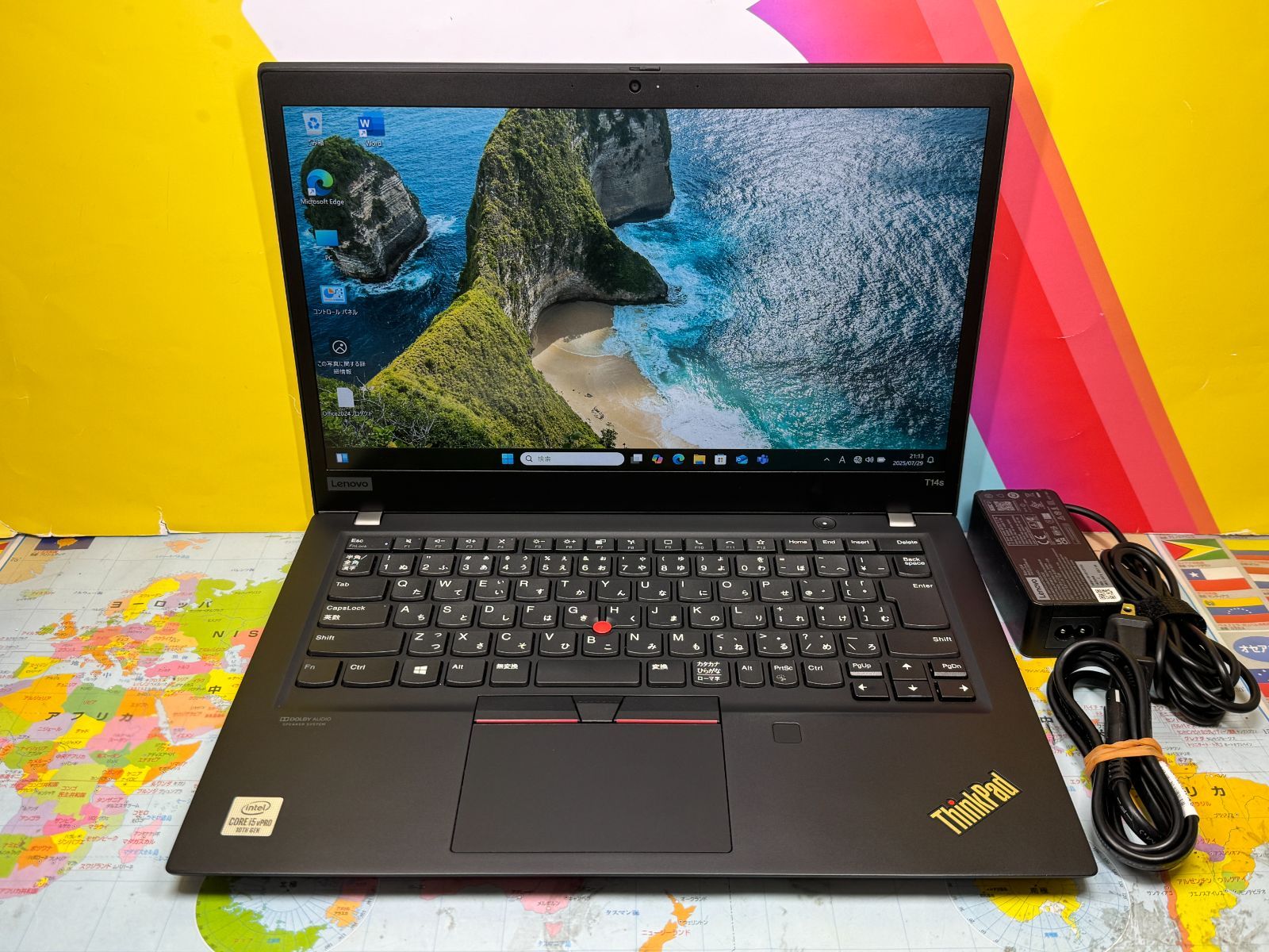 16GB・第10世代 美品 レノボ T14s Office2024 ノートPC Lenovo - 16GB・第10世代 美品 レノボ T14s Office2024 ノートPC