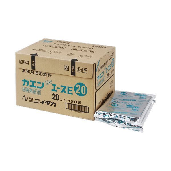 まとめ ニイタカ 固形燃料カエンニューエースE20 20g 1セット 400個 20個×20パック ×5セット