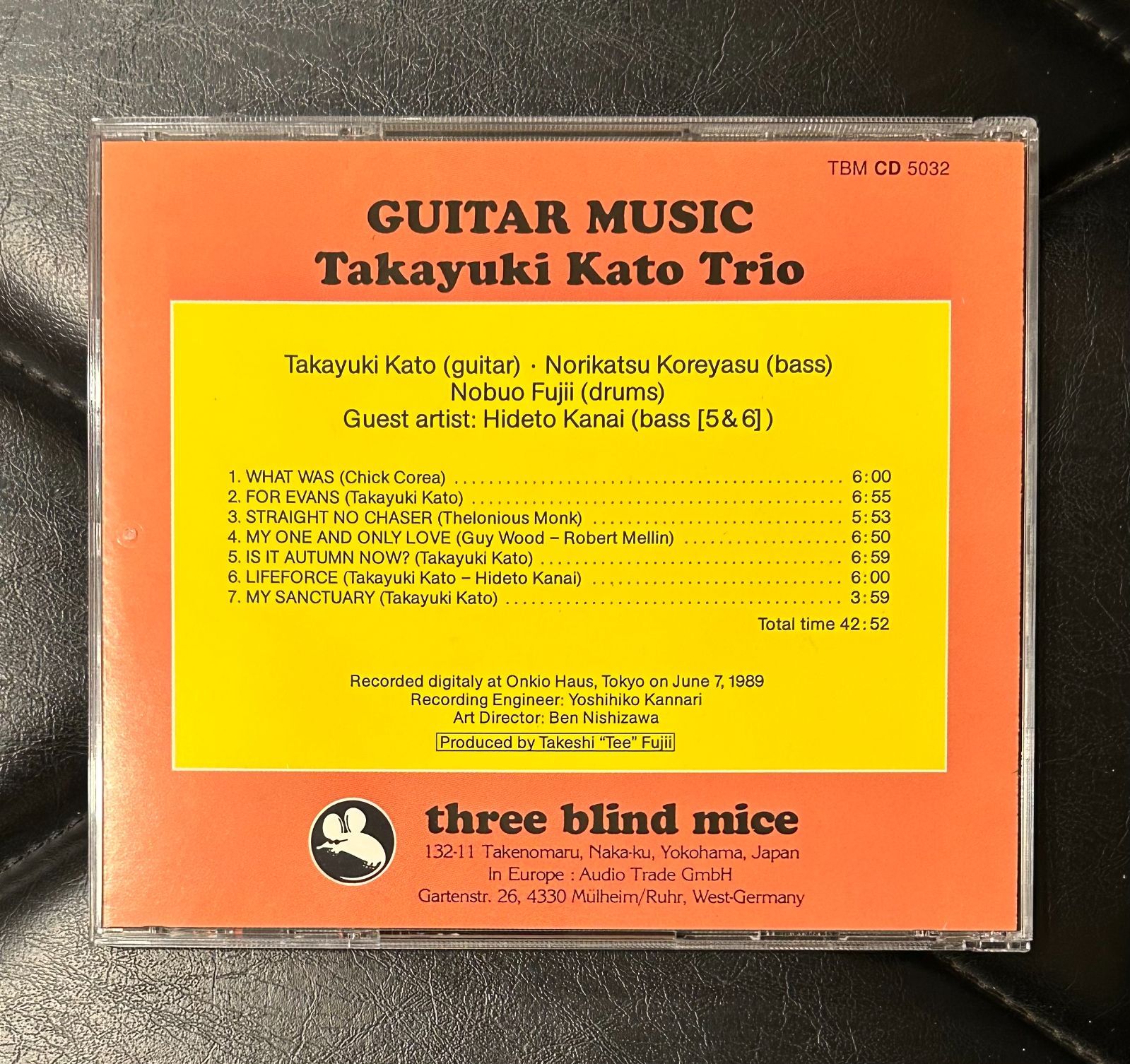 希少！西ドイツ盤CD】加藤崇之 「Guitar Music」Takayuki Kato 金井英 