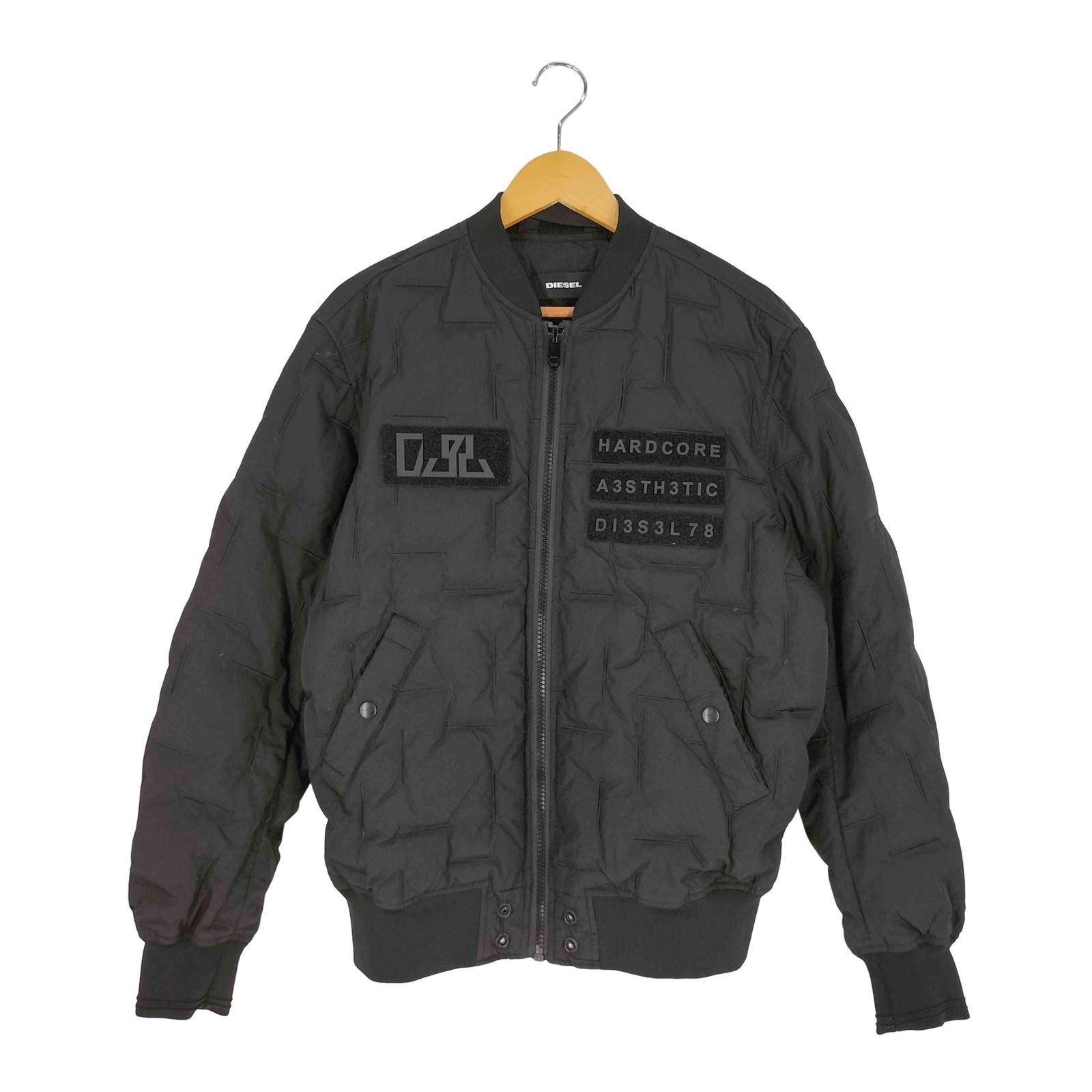 ディーゼル DIESEL キルティング ダウンボンバージャケット メンズ  