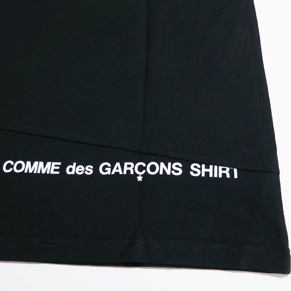 SUPREME シュプリーム × COMME des GARCONS SHIRT コムデギャルソンシャツ 18AW SPLIT BOX LOGO  スプリット ボックスロゴ Tシャツ ブラック ショートスリーブ カットソー 半袖 - メルカリ