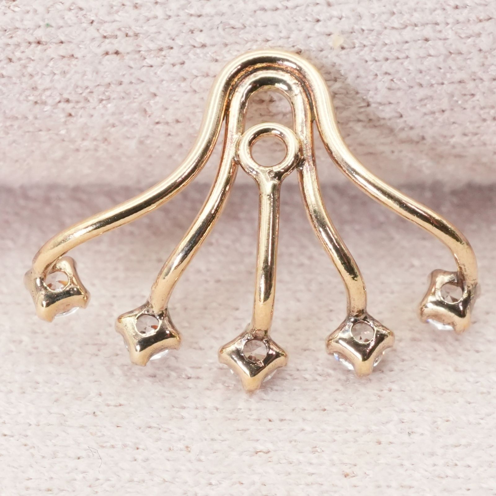 アガット 片耳用 ジルコニア K10 ピアスチャーム/24-895S - メルカリ