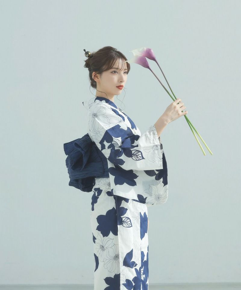 Dita 夕凪の和調古典 浴衣 2025 浴衣5点セット(ゆかた・帯・下駄・着付けマニュアル