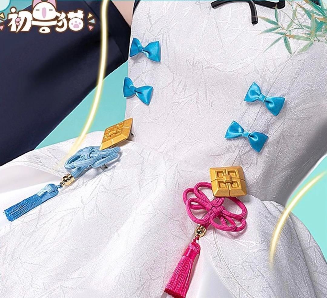 新品未使用 初獣猫 初音ミク パンダドレス コスプレ衣装 新品未使用 初獣猫 初音ミク パンダドレス コスプレ衣装