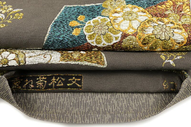 特選 袋帯 中古 リサイクル 正絹 フォーマル 仕立て上がり 六通 帝王紫  