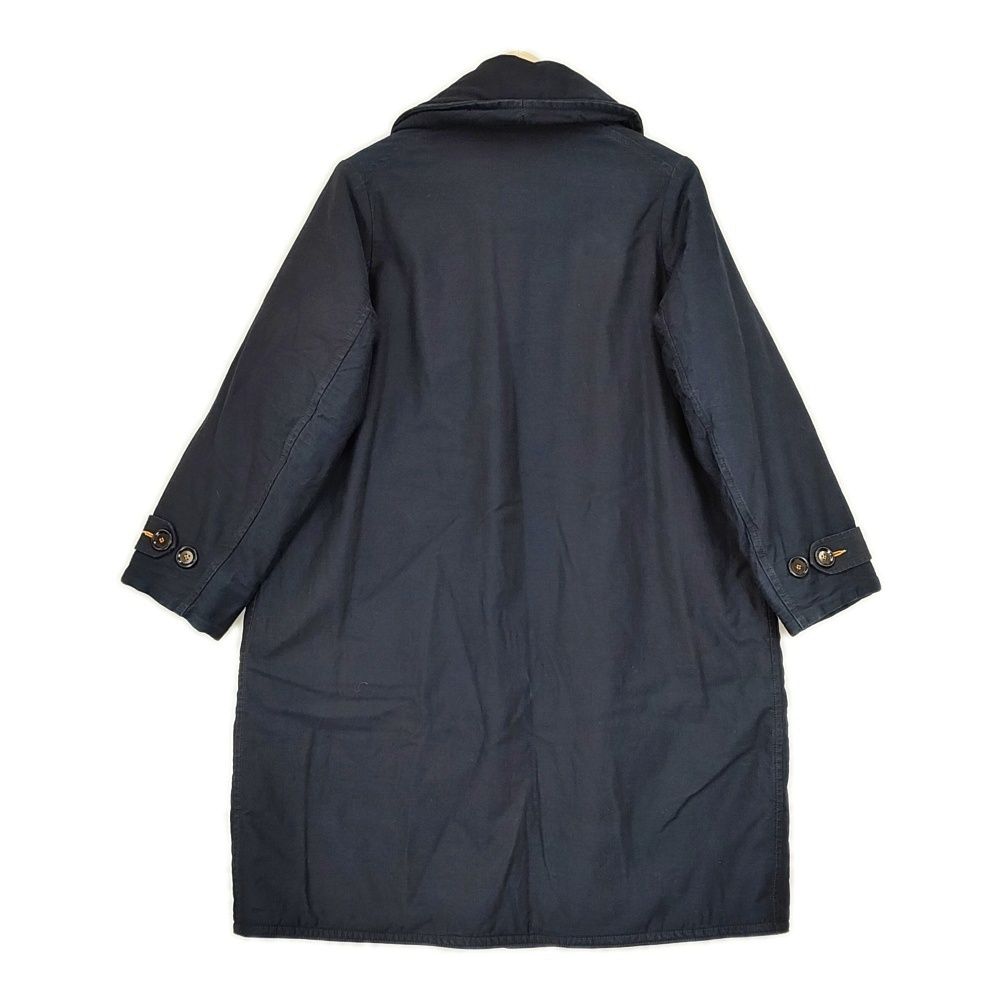 45R|45rpm 麦サテンのイヌイットコート インディゴ 定価97900円 5122008 サイズ2 中綿 コート ネイビー レディース フォーティーファイブアールピーエム 5-1012A◆