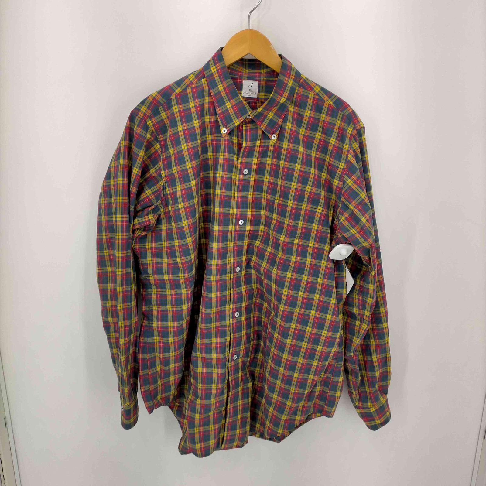 アナトミカ ANATOMICA 22AW BD SHIRT BROAD TARTAN メンズ JPN：XL  