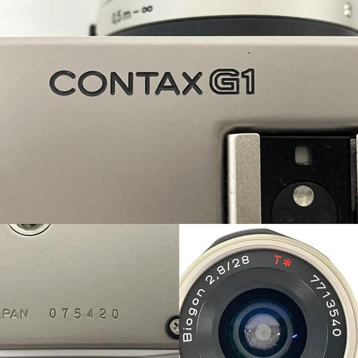 【ジャンク品】CONTAX G1 フィルムカメラ シルバー ジャンク品】CONTAX G1 フィルムカメラ シルバー