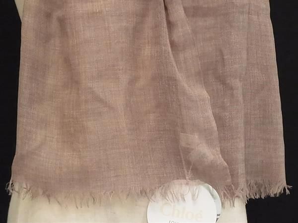 □極美品□ Chloe クロエ カシミヤ100％ マフラー スカーフ