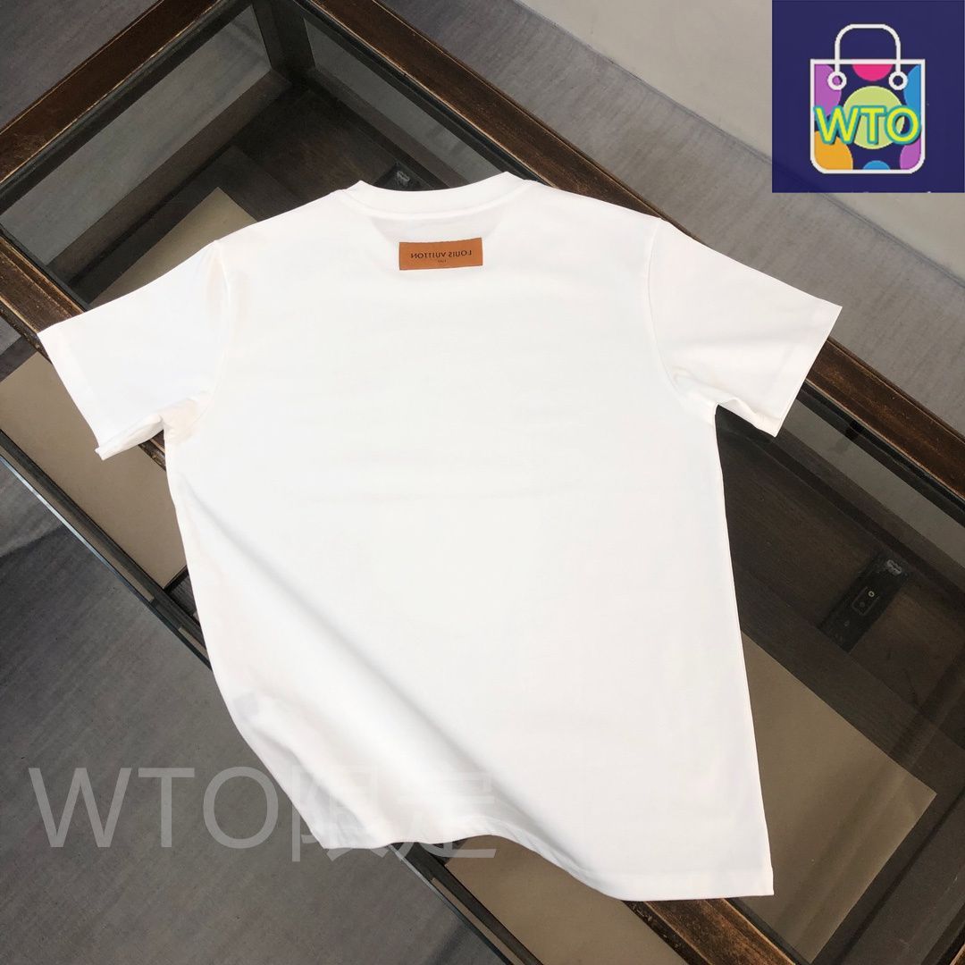 【シンプルカジュアルで夏のお洒落に♪】Louis Vuitton Tシャツ 本日限定特価】Louis Vuitton メンズ カジュアルTシャツ 夏用
