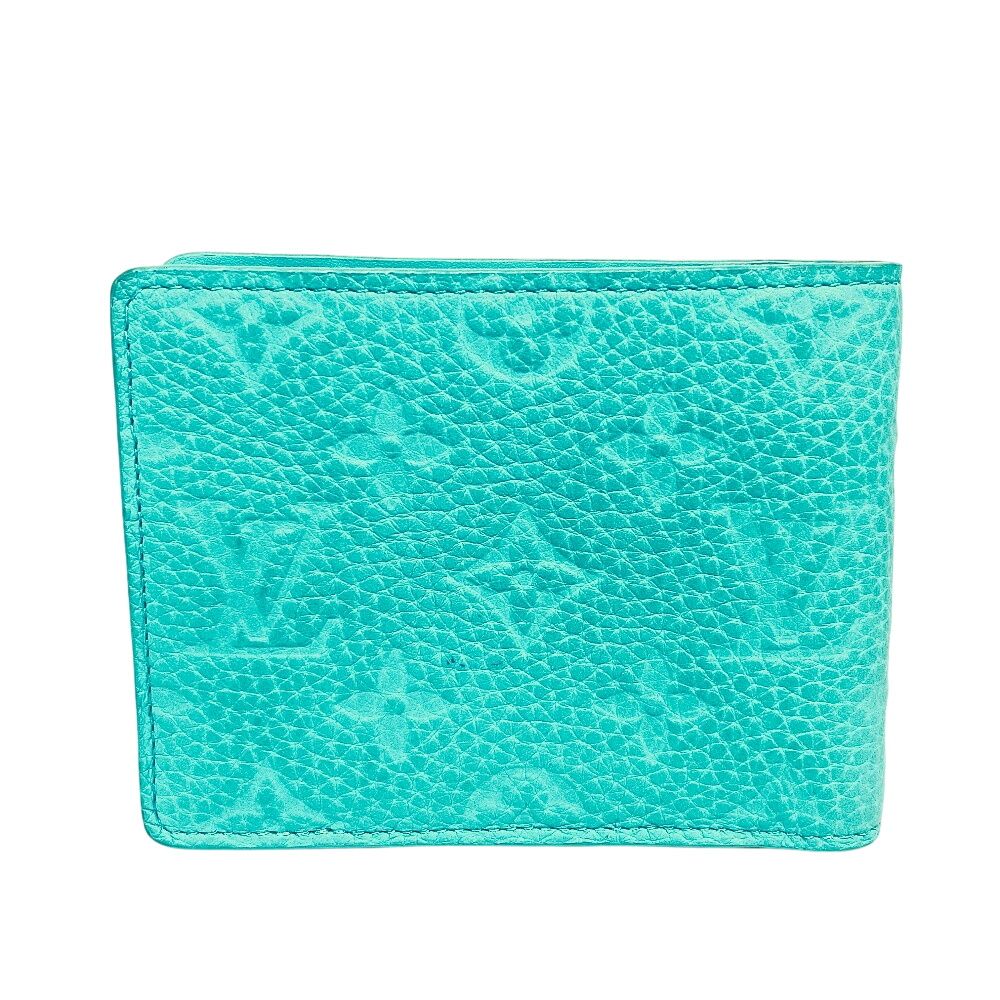 ルイヴィトンポルトフォイユ・ミュルティプル M11501 ターコイズブルー