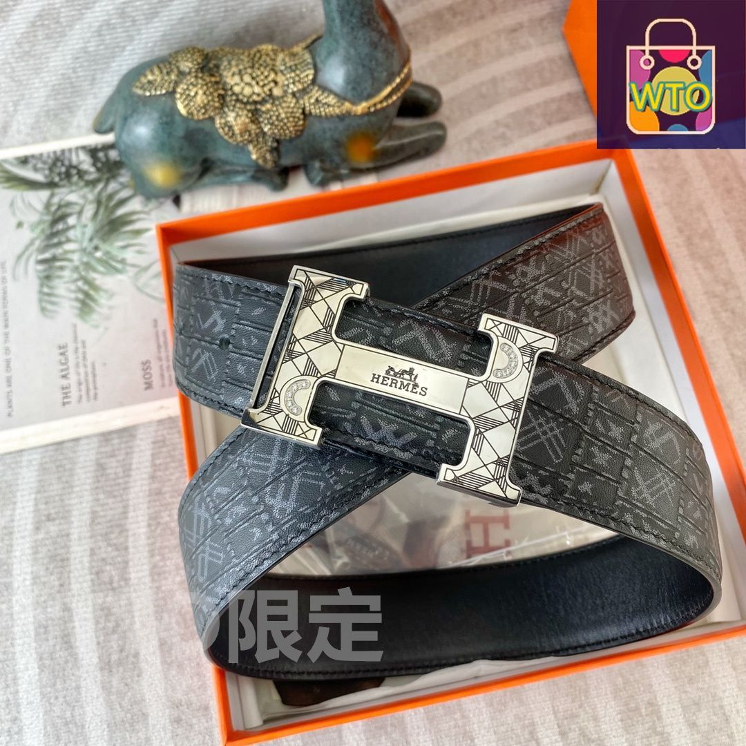 エルメス　Ｈ　リバーシブルベルト HERMES 未使用 エルメス ベルトバックル 《H》 & リバーシブルベルト