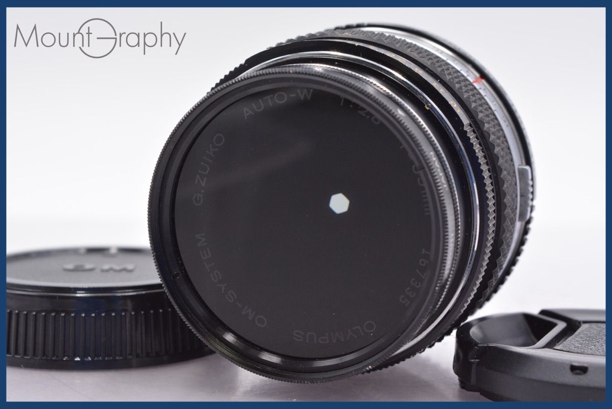 特別 オリンパス Olympus OM-SYSTEM AUTO-W 35mm F2.8 前後キャップ付 同梱可 yk5172