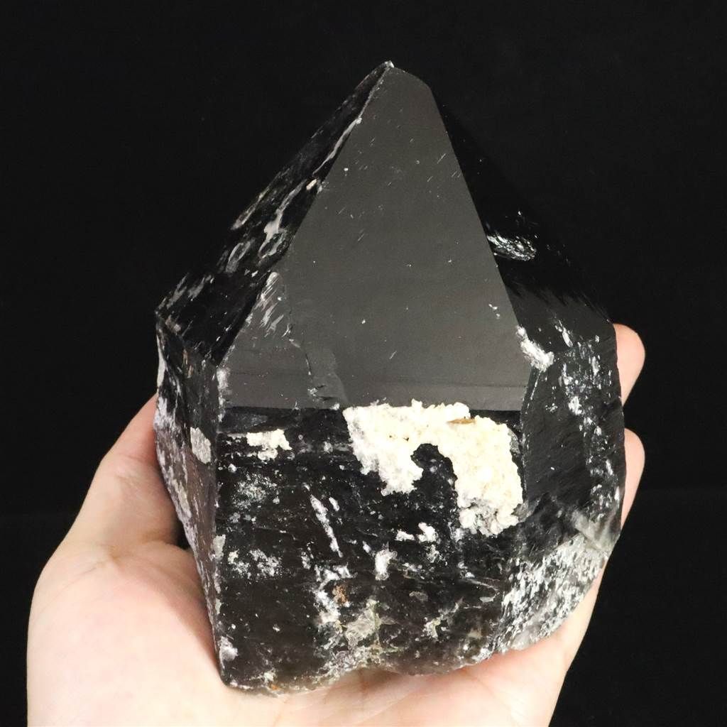 スパイダー　モリオン原石　⑬ 11.5Kg モリオン 黒水晶 原石 台座付属 送料無料 一点物 191-390