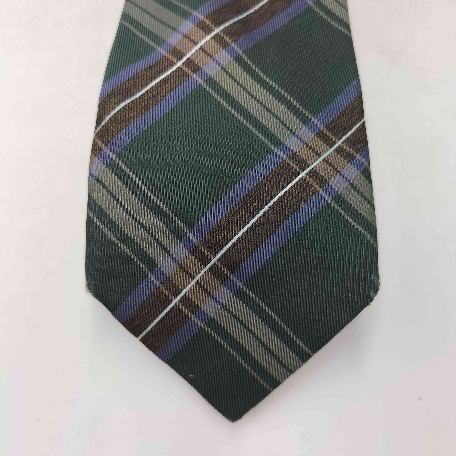 【極美品】ネクタイ　ポールスミス　PaulSmith　チェック　シルク　ブラック ポールスミス Paul Smith チェック 裏地花柄 シルク ネクタイ