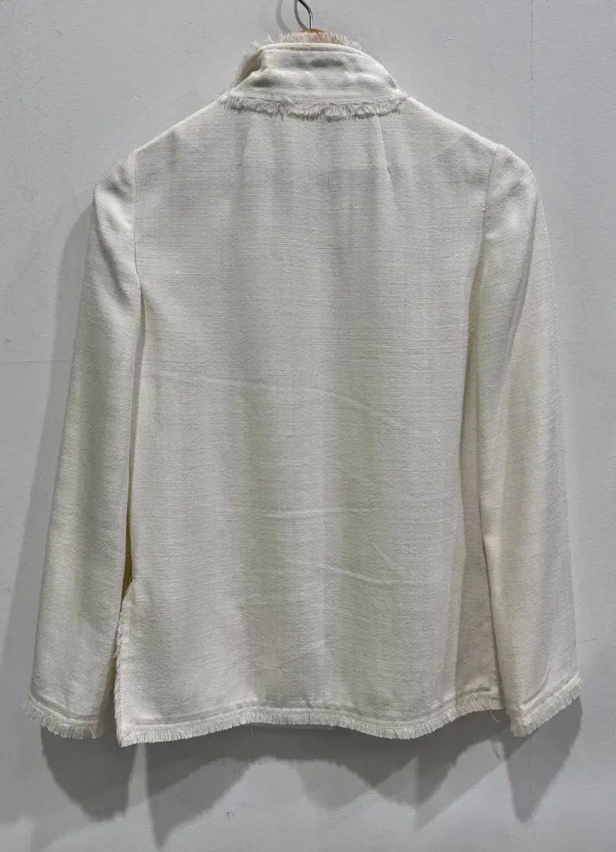 Dolce & Gabbana ホワイトジャケット 36 Single-breasted Mikado silk Turlington jacket in White for