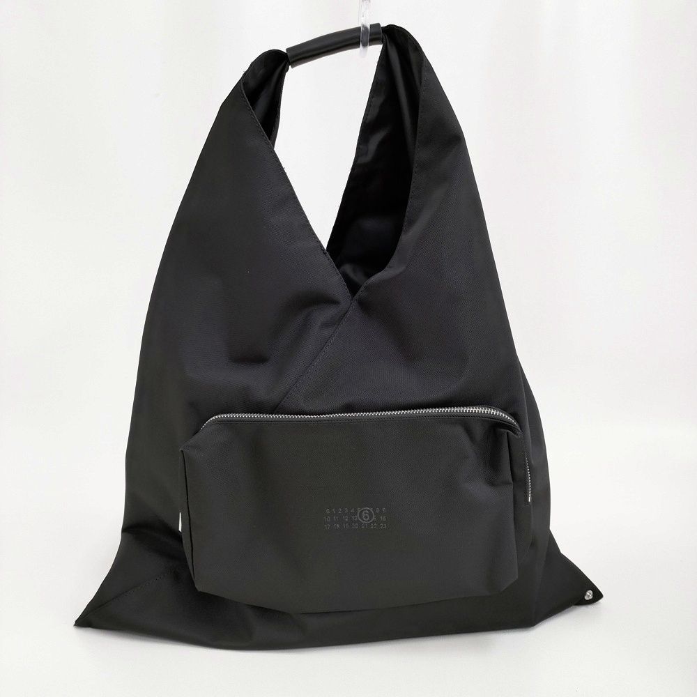 Maison Margiela●バケットバック トートバック MM6 Maison Margiela Japanese レザートートバッグ | ブラック
