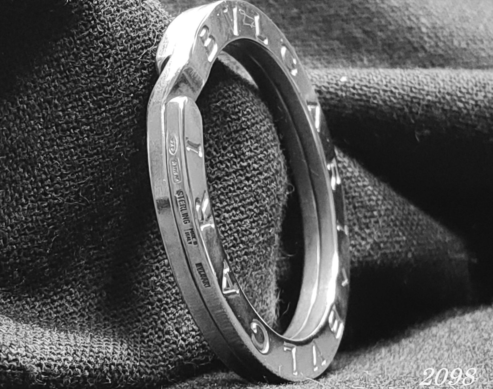 ブルガリ BVLGARI スターリングシルバー 925 キーリング