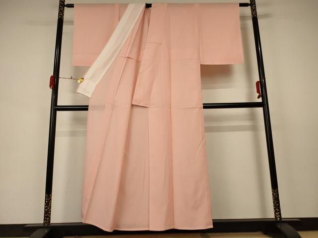 平和屋着物 夏物 色無地 絽 赤香色 正絹 AABA6582jd