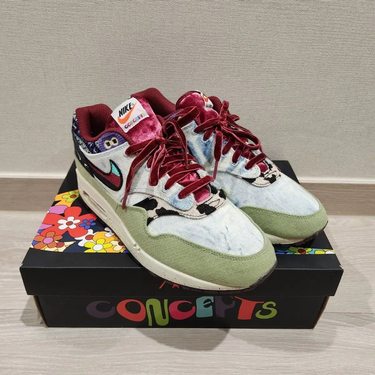 280 ） NIKE(ナイキ) x コンセプト エアマックス 1 SP メロウ - メルカリ