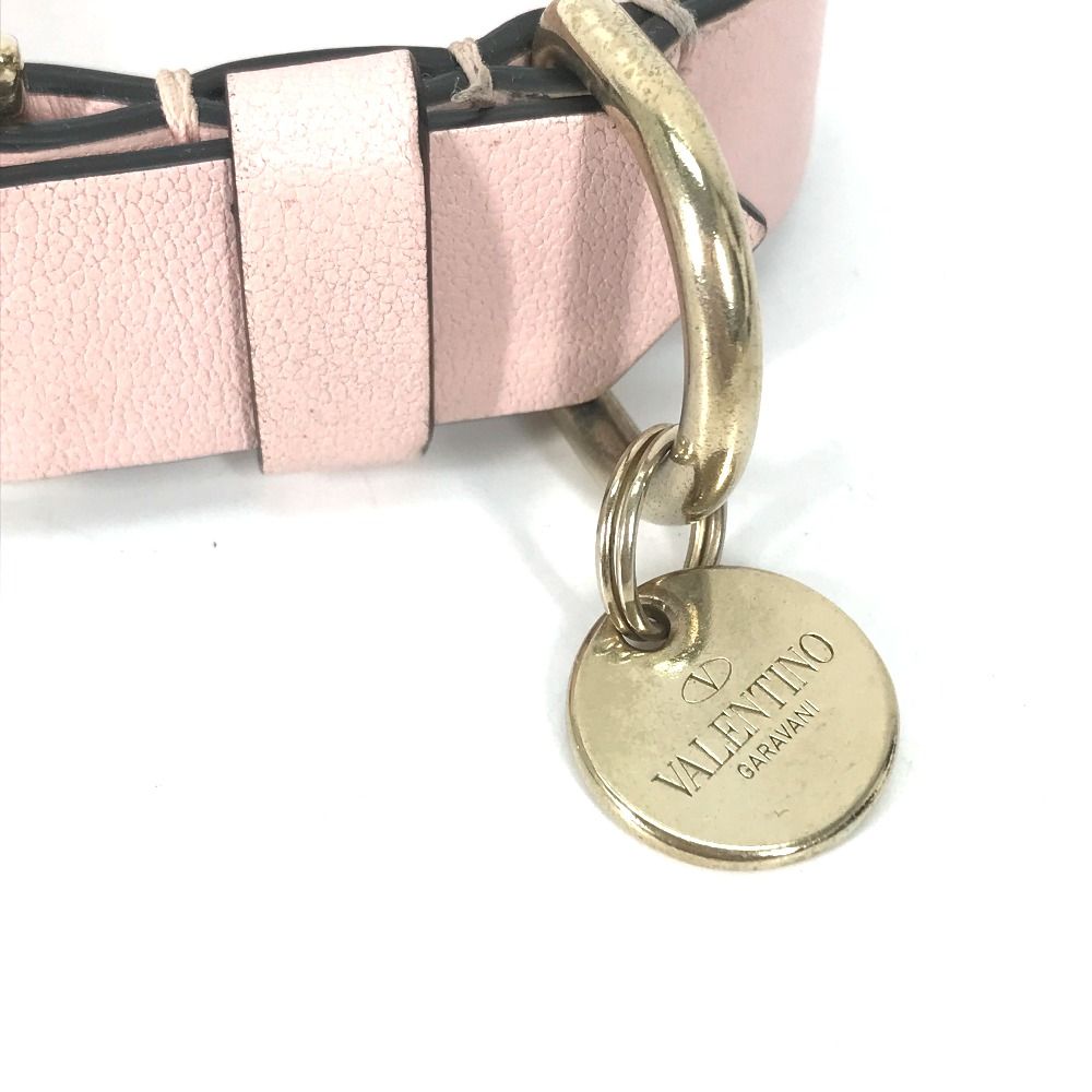VALENTINO ヴァレンティノ 首輪 スタッズ ペット 犬用 レザー