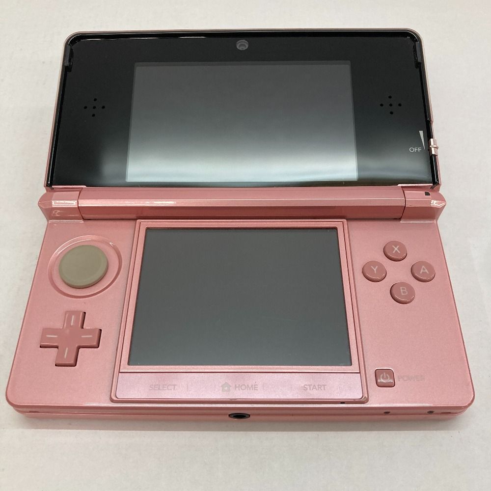 05w10033 【3DS】ニンテンドー3DS 本体のみ ピンク + 充電器 ＊動作