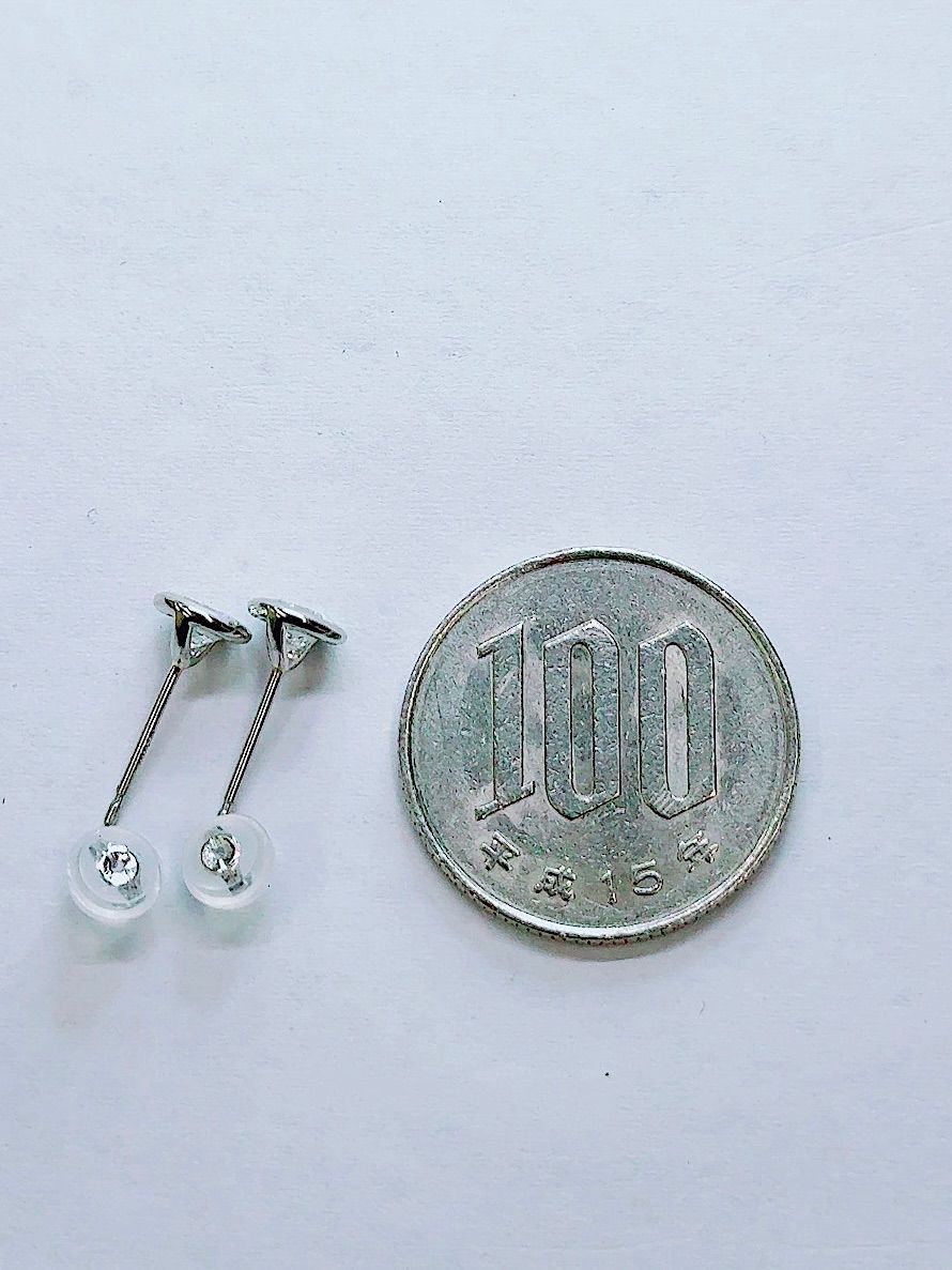 ☆0.666ct☆✨フクリン留めG,SI-2,Goodダイヤモンドスタッドピアス 