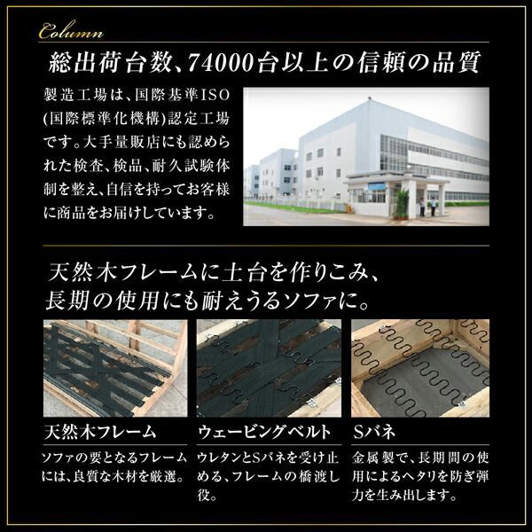 条件や目的に応じて選べる 重厚デザイン応接ソファセット