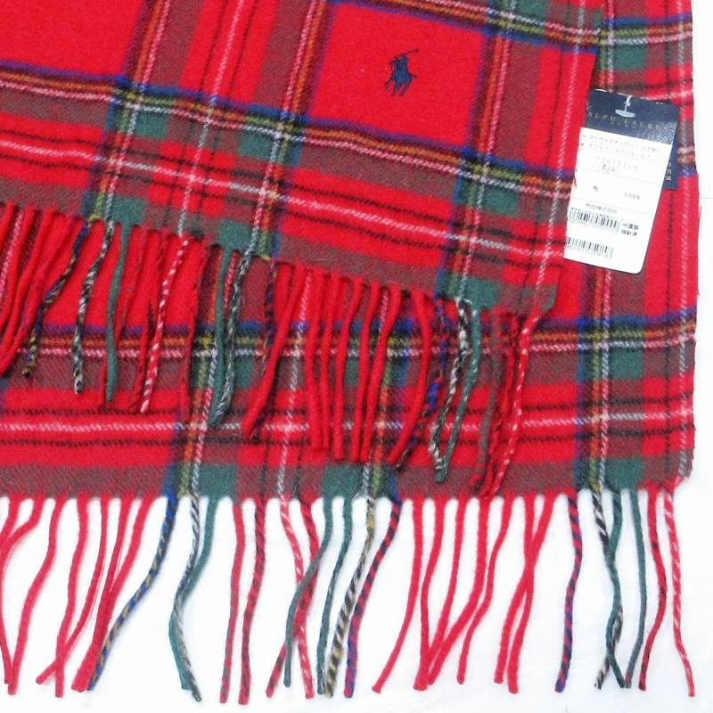新品ラルフローレン ひざ掛け RALPH LAUREN ロイヤルスチュワート ラルフローレン RALPH LAUREN HOME ロイヤルスチュワート