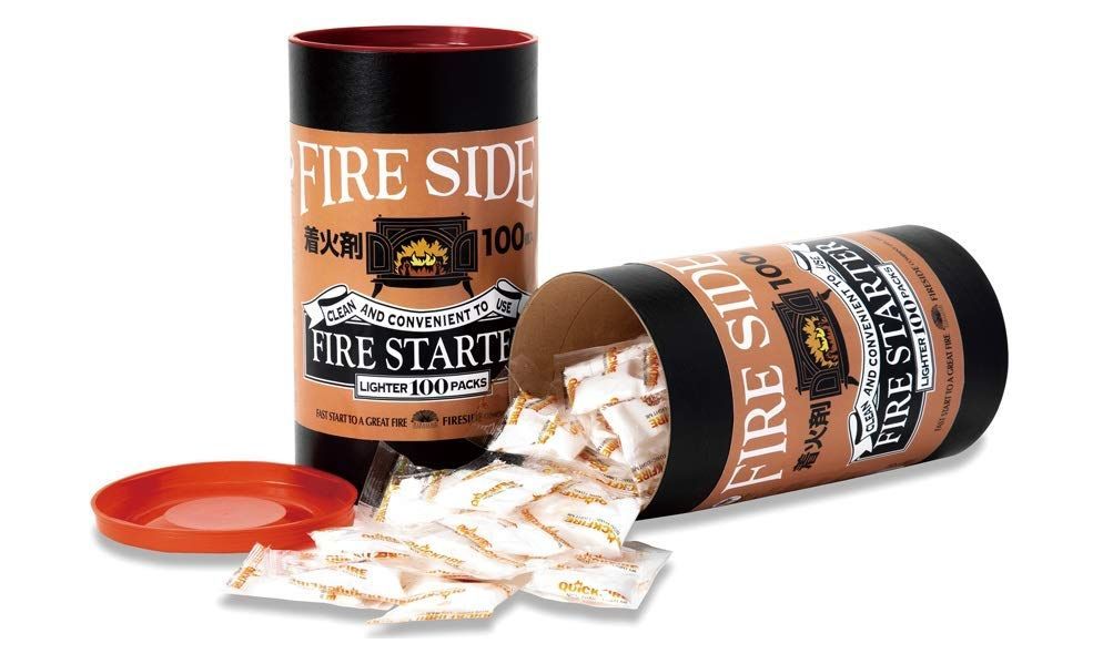 FIRESIDE まとめ買いで 6箱入 ファイヤースターター B100 着火剤