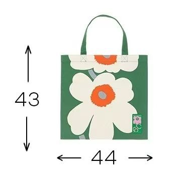 Marimekko花柄コットンバッグ 60 周年記念エコショッピング