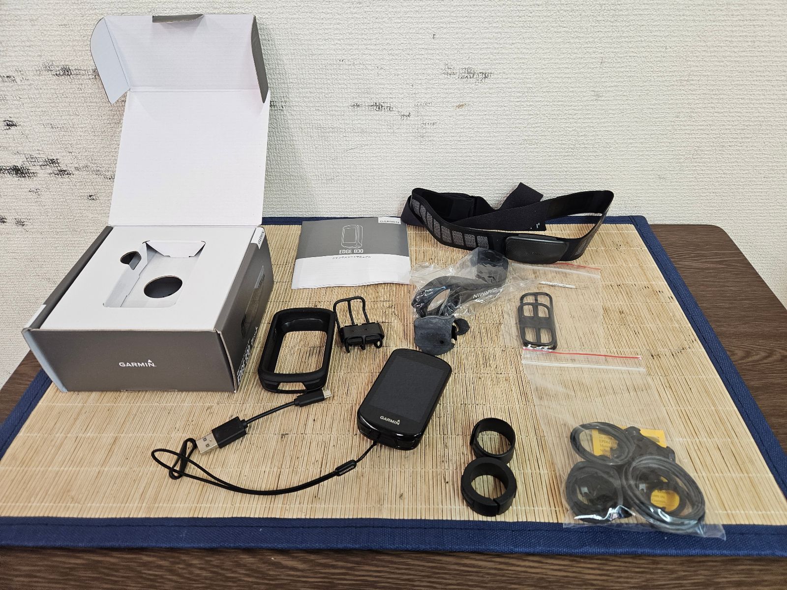 Garmin EDGE830J ガーミン サイクルコンピューター 一式セット ロード クロス ミニベロ 同梱発送承中!! T-441