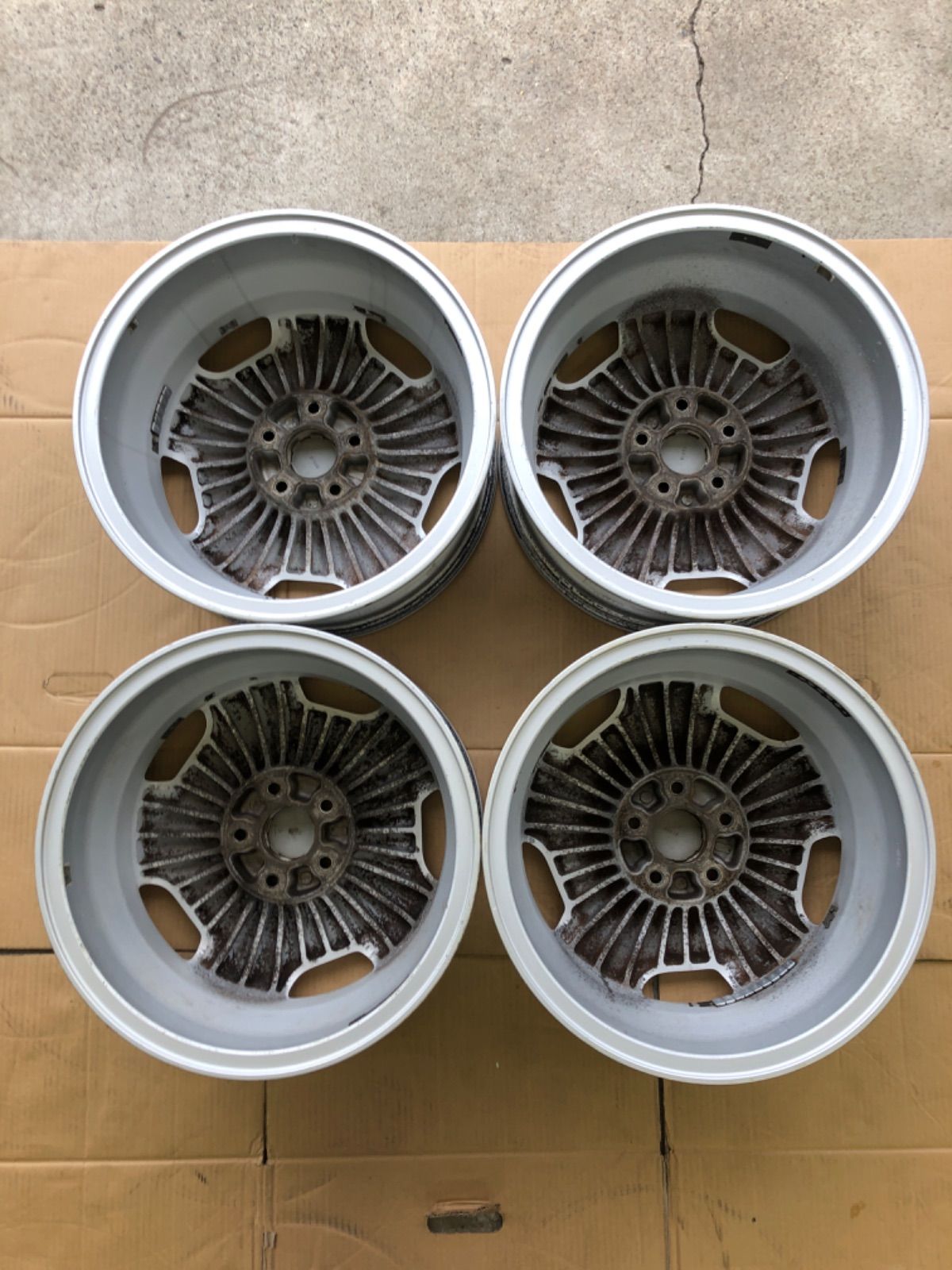 ち*る様 ホンダ　RA6　オデッセイ　ホイール17インチ　7J+55　純正ホイー ホンダ オデッセイ RA6 純正アルミホイール 17インチ 7J +55
