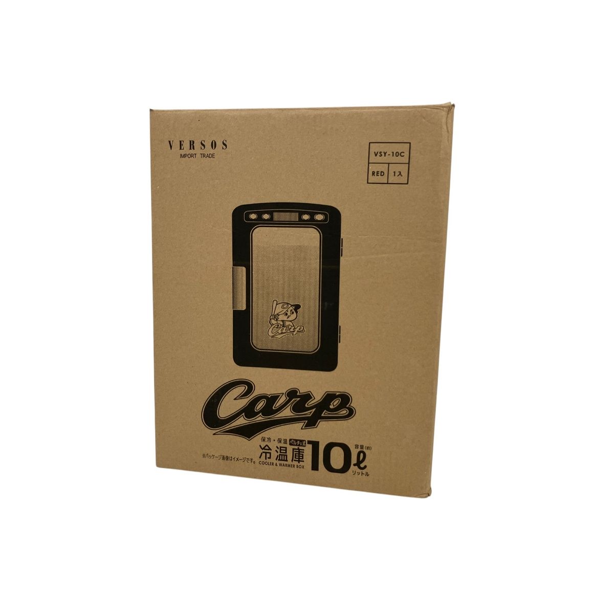 VERSOS VSY-10C 広島 東洋 カープ 冷温庫 10L 小型 家電 ベルソス 中古