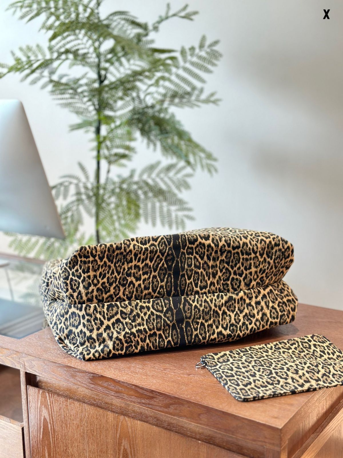 豹紋 ショッピングバッグ