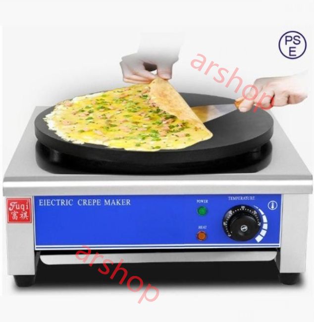 業務用クレープメーカー 温直径40cmの加熱プレート付き 電気クレープ焼き器 当社製品保証1年！インボイス対応！］ 業務用 クレープメーカー
