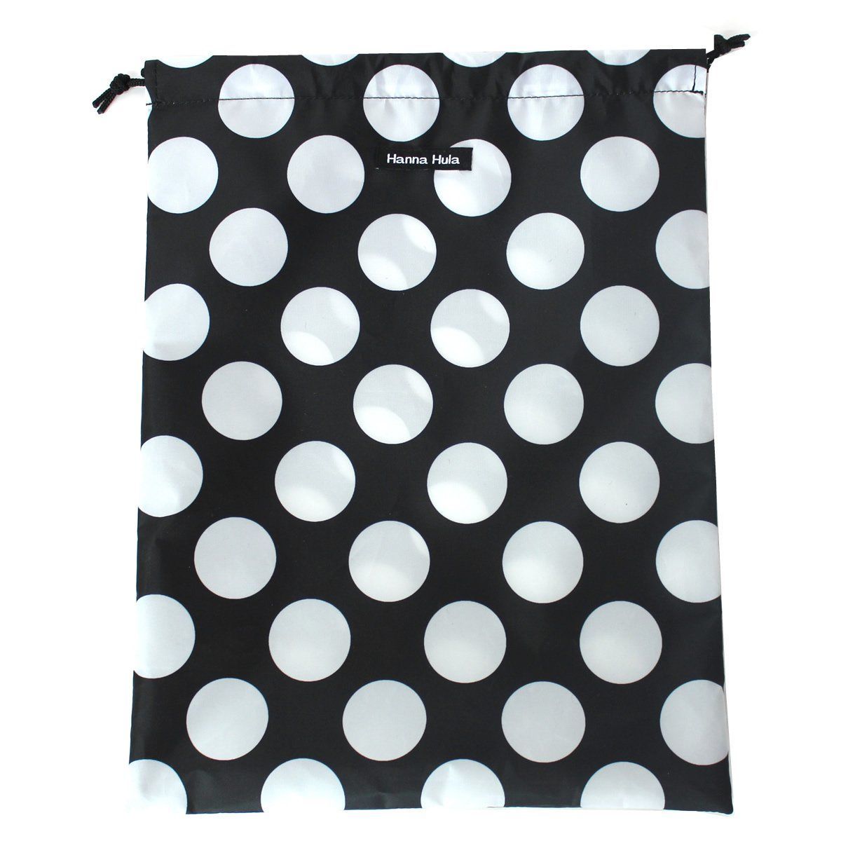 数量 ブラックドット Lサイズ 消臭巾着 Hula ハンナフラ Hanna