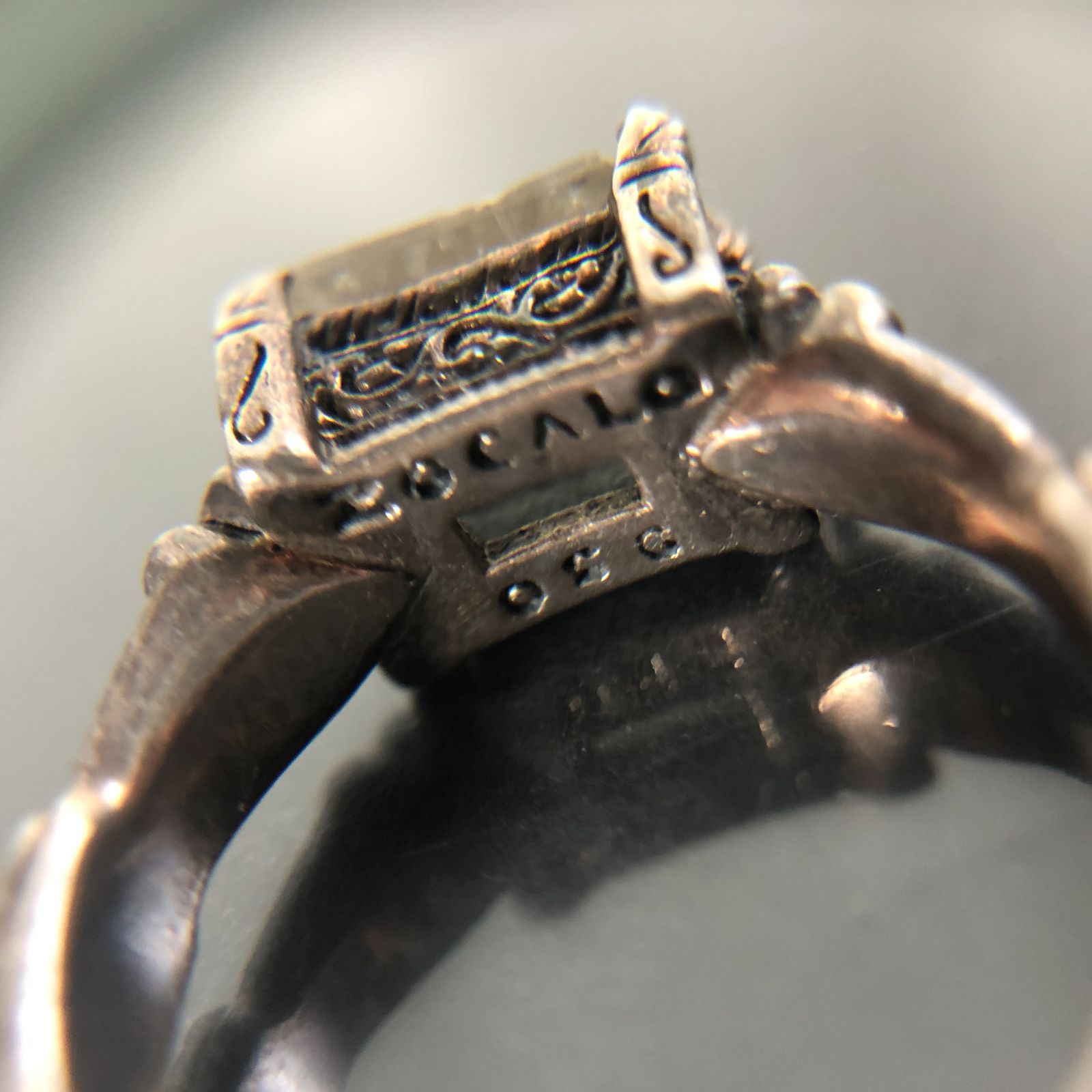 ZOCALO ソカロ イスラミックリング 9号 950刻印 silver 重量約3g