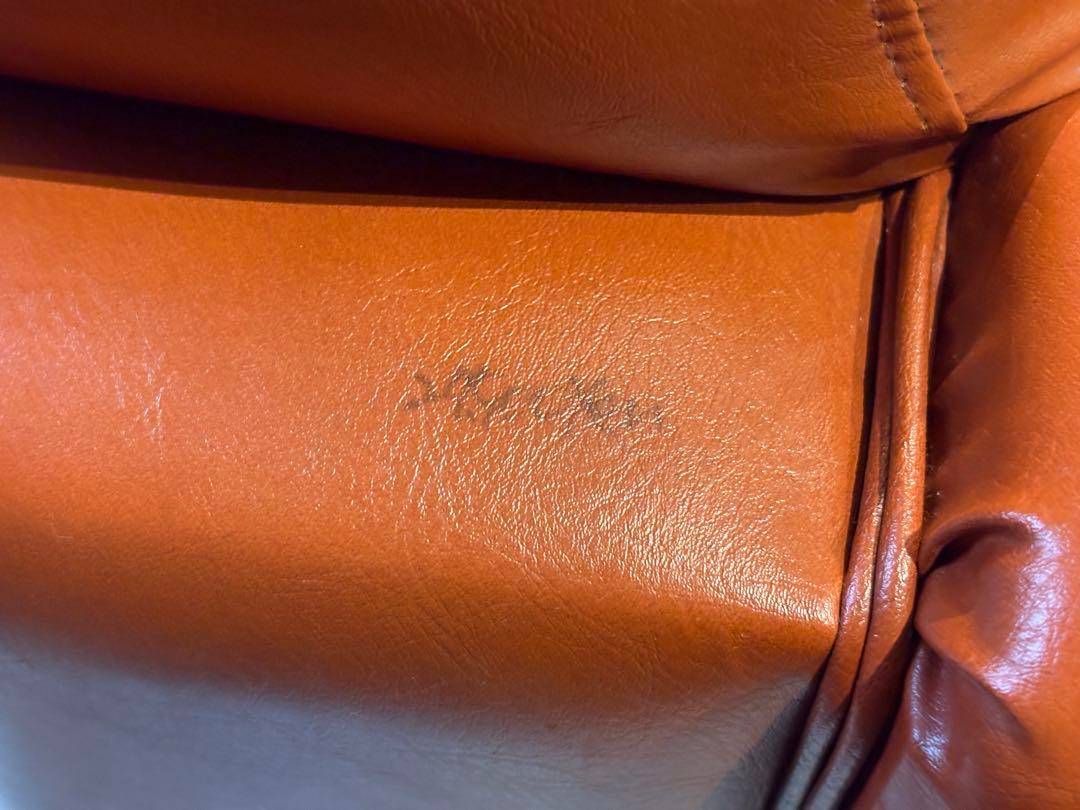 カリモク karimoku オレンジソファ タフティング ヴィンテージ SG