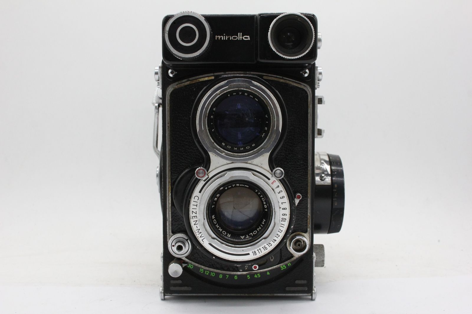 完動品 Minolta AUTOCORD 初代 75mm F3.5 二眼レフ