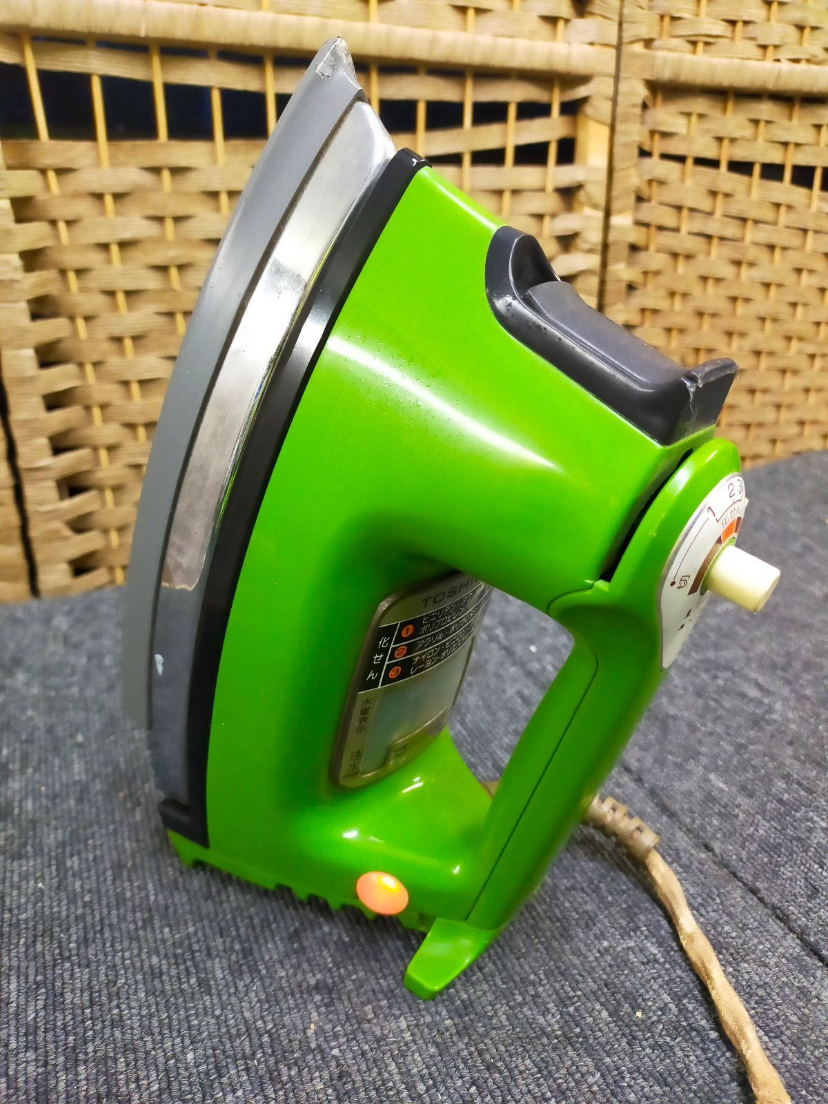 超貴重!】【昭和レトロ】東芝 メーカー名入り木箱入り スチーム