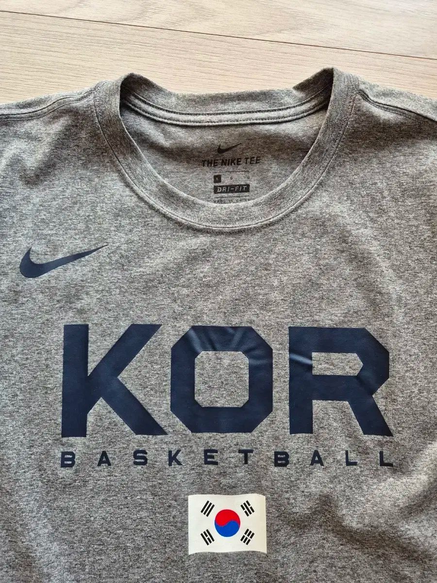ナイキ 韓国国家代表 バスケット 半袖 Tシャツ グレー