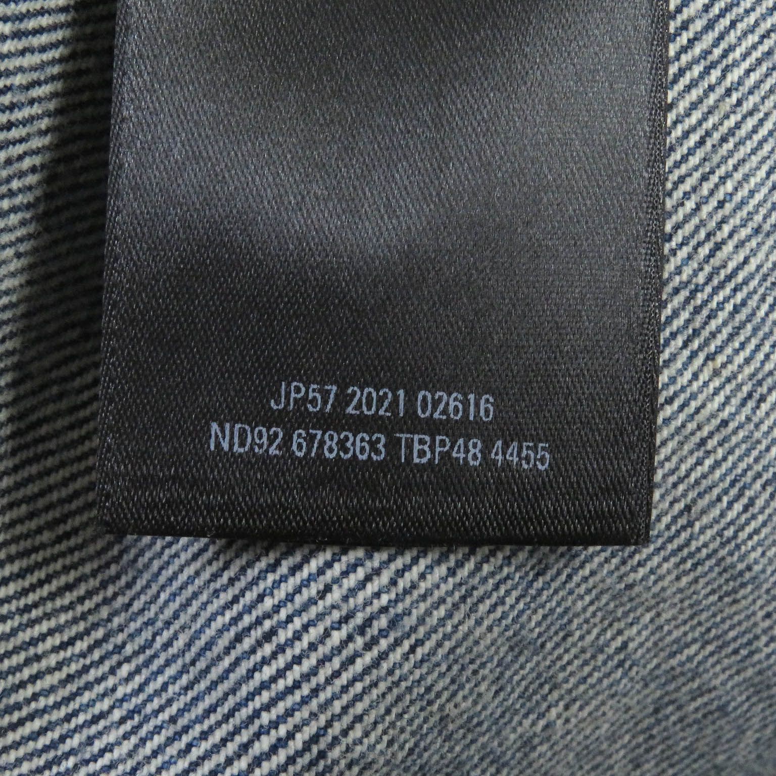 美品□BALENCIAGA バレンシアガ 22SS 678363 ダメージ加工 オーバー